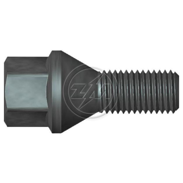 Kit 50 Parafuso de Roda M12-1,5 x 22/47,5 x CH17 - ZM - 3001234