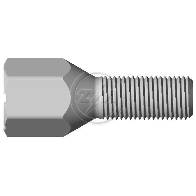 Kit 50 Parafuso Roda M12-1,25 x 26,5/51,5 x CH19 - ZM - 3001240