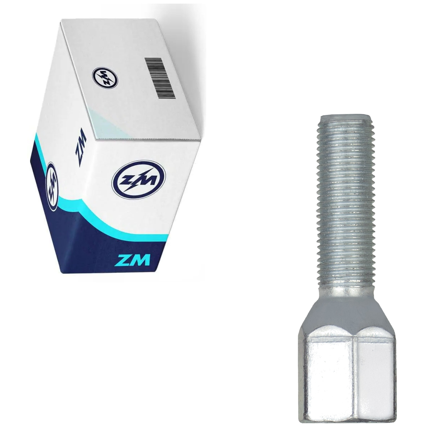 Kit 46 Parafuso de Roda M12-1,25 x 37/62 x CH19 - ZM - 3001242