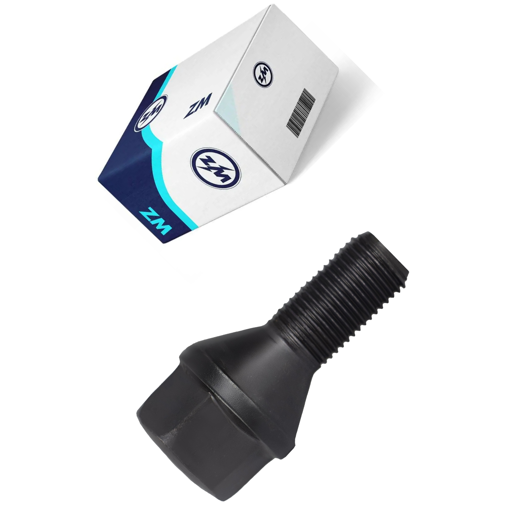 Kit 80 Parafuso de Roda M12-1.25 x 22/48,5 x CH19 - ZM - 3001269