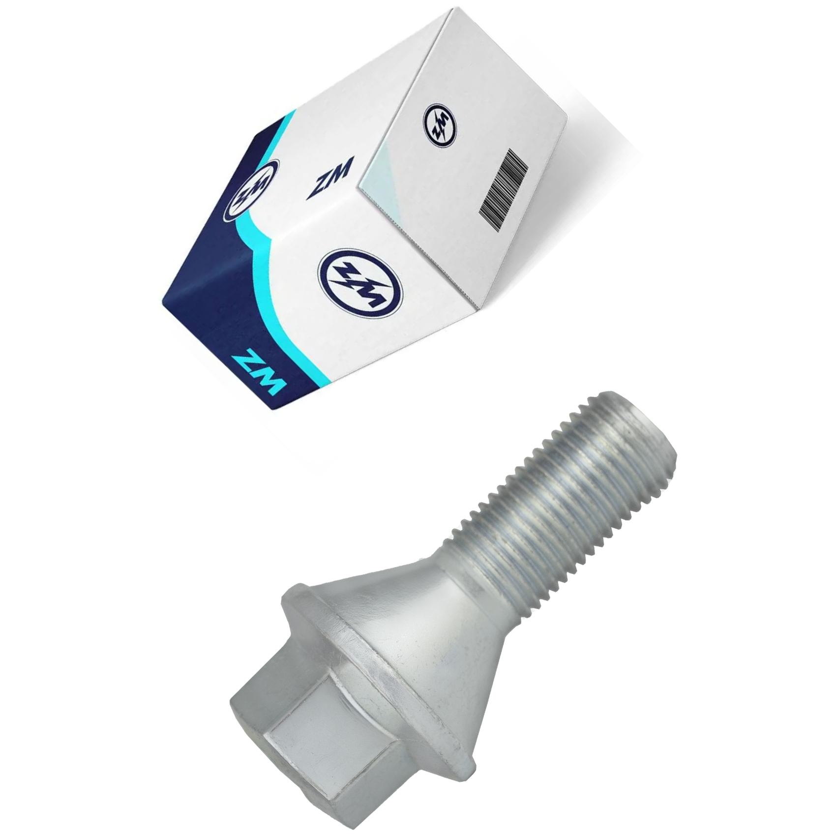 Parafuso de Roda M14-1.5 X 30/60 X Ch19 Caixa com 30 Unidades para Renault Master - ZM - 30.014.80