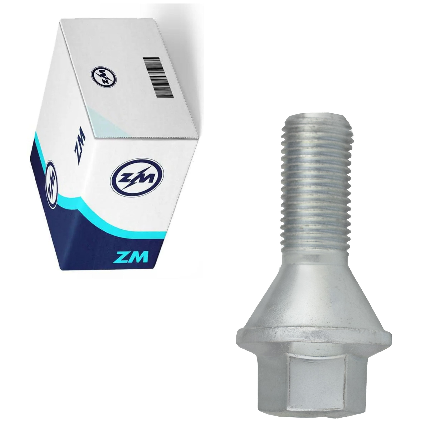 Parafuso de Roda M14-1.5 X 30/60 X Ch19 Caixa com 30 Unidades para Renault Master - ZM - 30.014.80