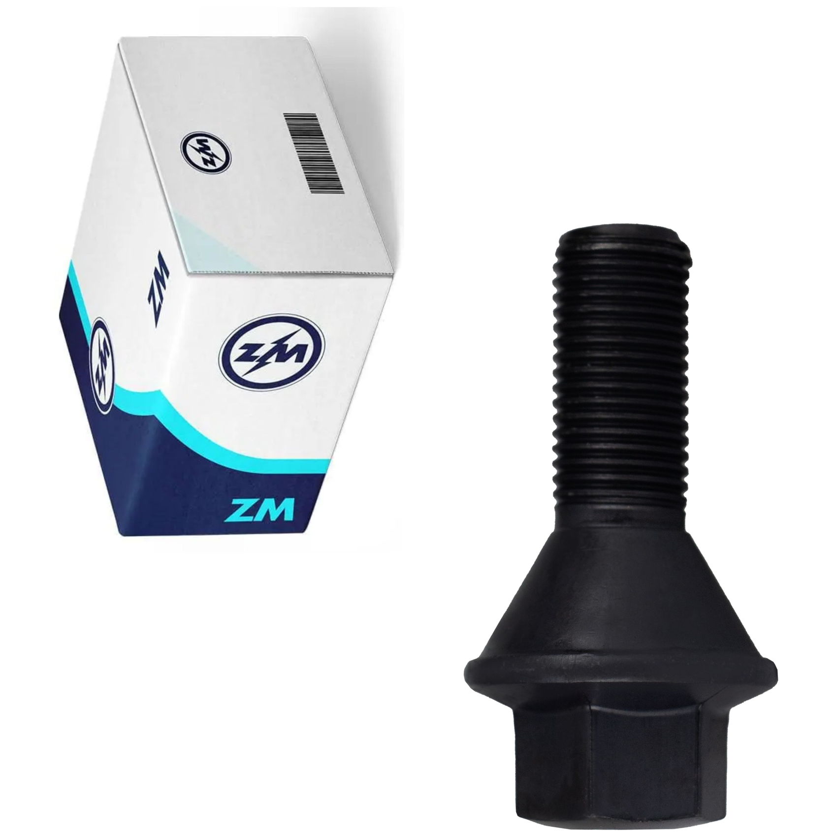 Parafuso de Roda M14-1.5 X 30/60 X Ch19 Caixa com 28 Unidades para Renault Master - ZM - 30.014.81