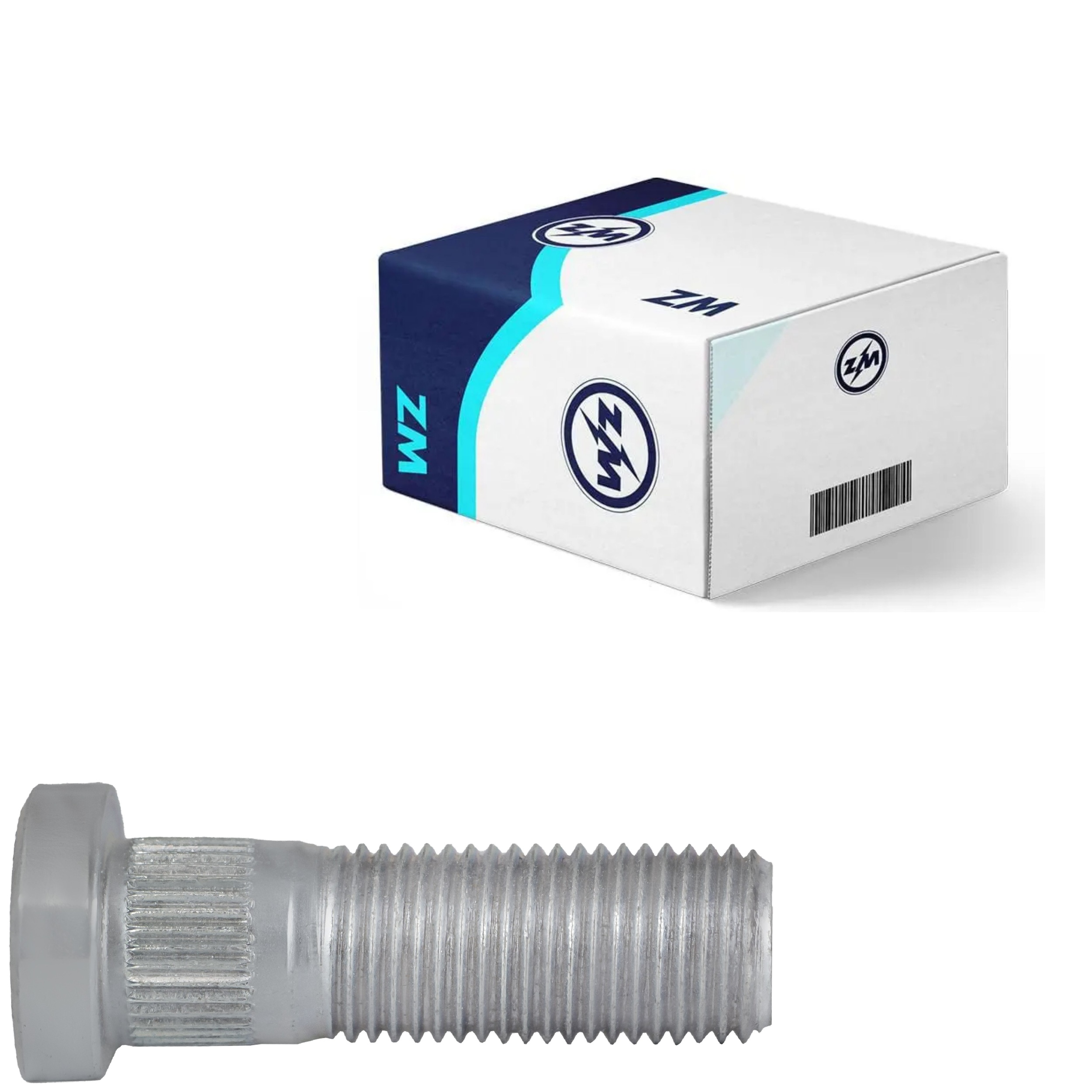 Parafuso de Roda M14-1,5 X 45,5/51,5 Caixa com 30 Unidades para KIA Bongo - ZM - 30.014.88