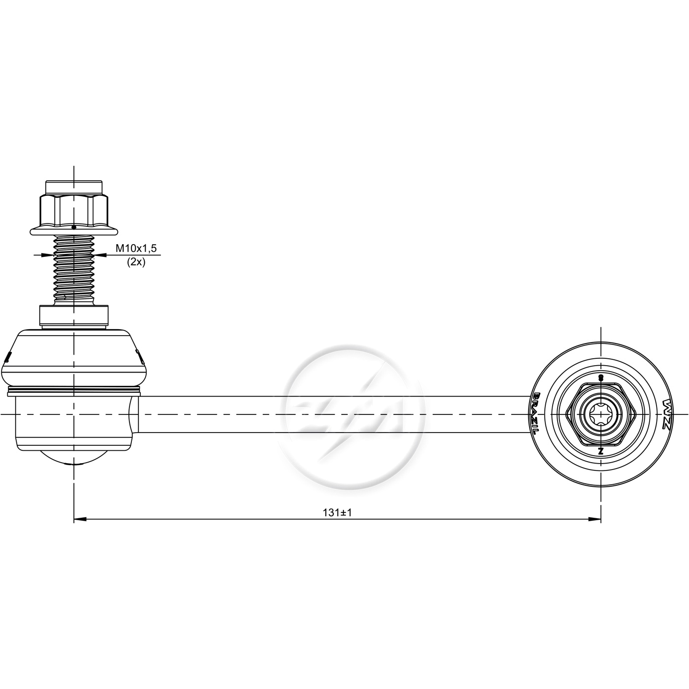 Bieleta da Barra Estabilizadora para Renault Master - ZM - 370.110.60