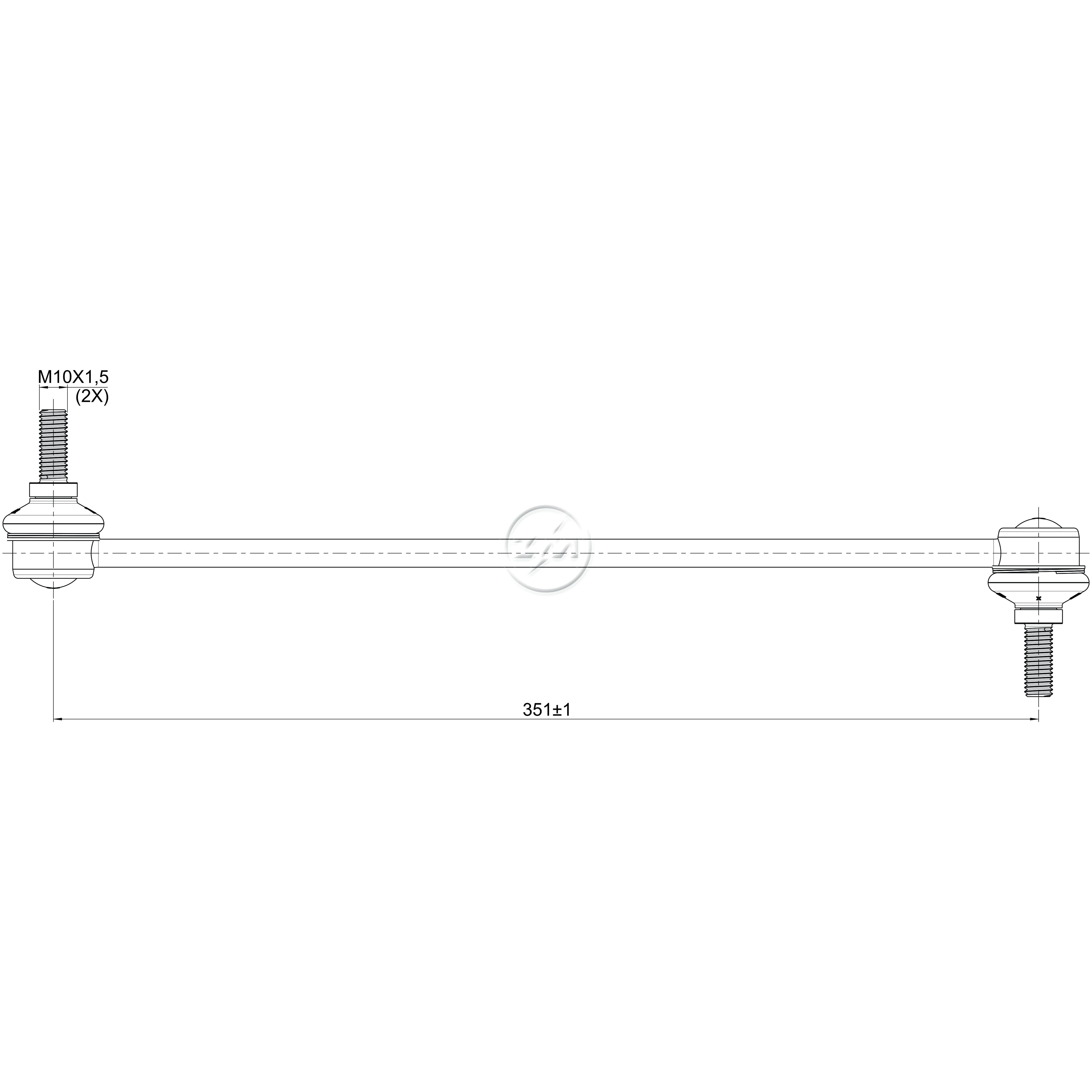 Bieleta da Barra Estabilizadora para Land Rover Freelander 2 - ZM - 370.110.95