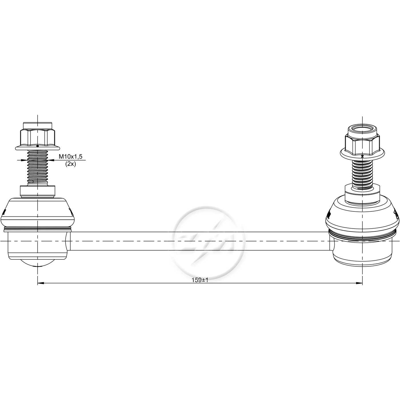 Bieleta da Barra Estabilizadora para Land Rover Discovery 4 - ZM - 370.110.99