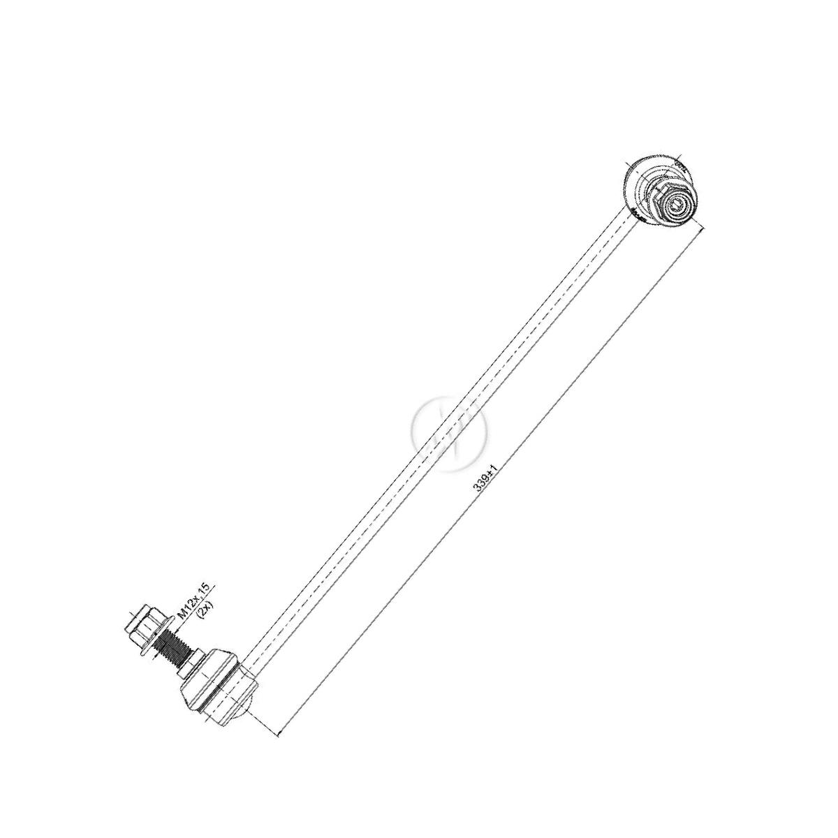 Bieleta da Barra Estabilizadora para BMW X3 e X4 - ZM - 370.112.64