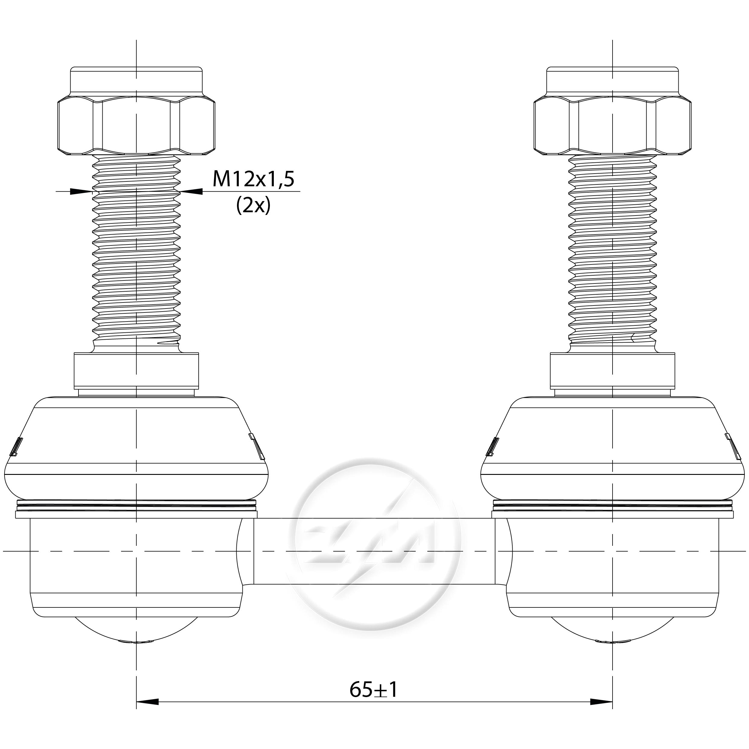 Bieleta da Barra Estabilizadora para BMW X5 - ZM - 370.112.73
