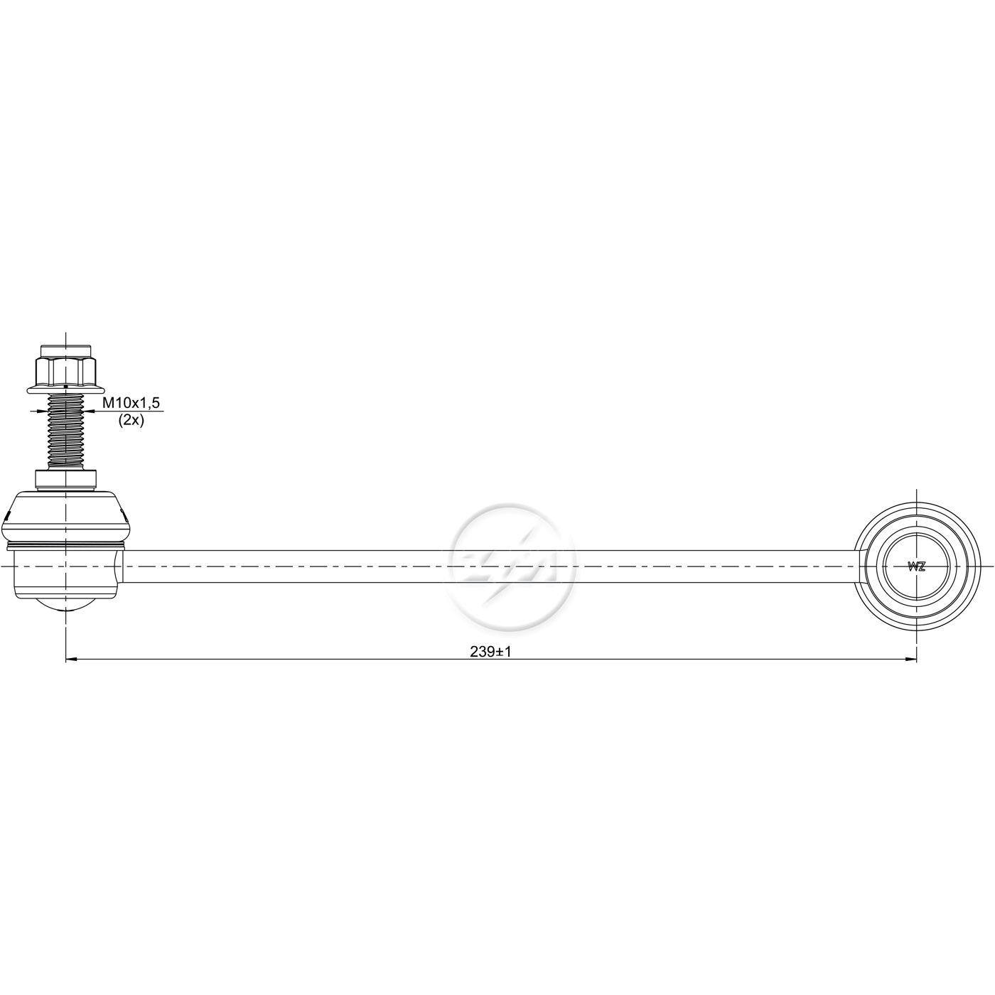 Bieleta da Barra Estabilizadora para BMW 528i e 530i - ZM - 370.113.52