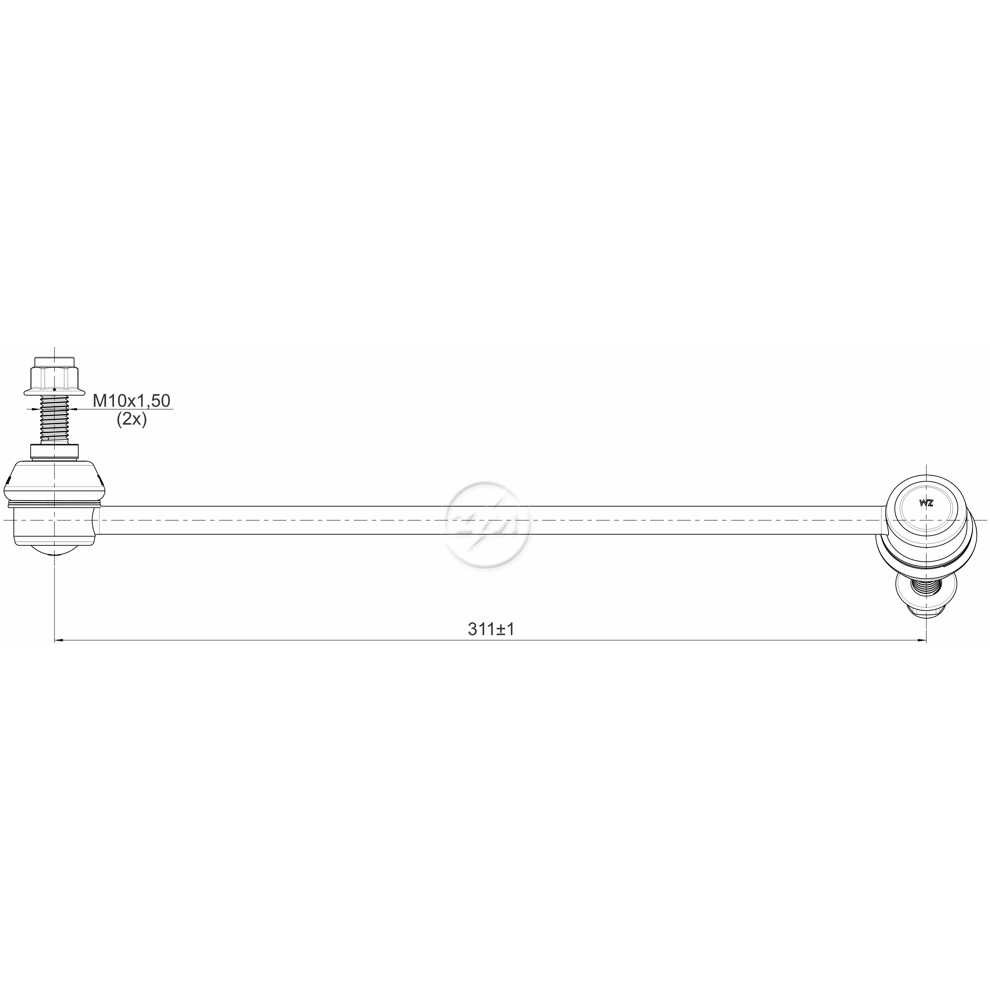 Bieleta da Barra Estabilizadora para BMW 428i e M 135I - ZM - 370.113.59