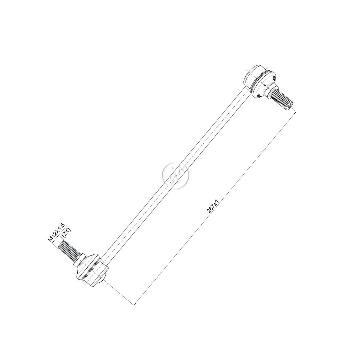 Bieleta da Barra Estabilizadora para Chevrolet Captiva e Tracker - ZM - 370.114.10
