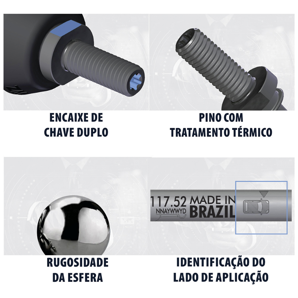 Bieleta da Barra Estabilizadora - ZM - 370.114.58
