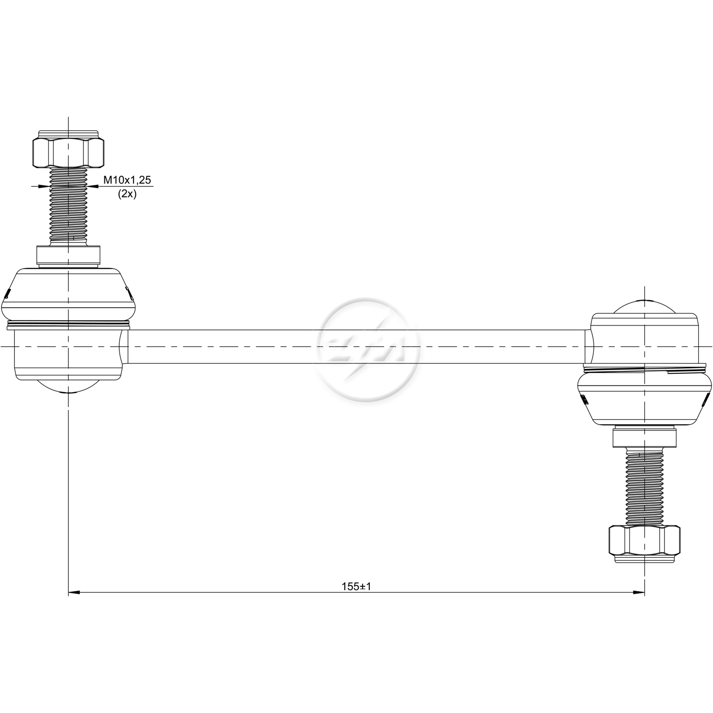 Bieleta da Barra Estabilizadora para Ford Fusion - ZM - 370.114.65