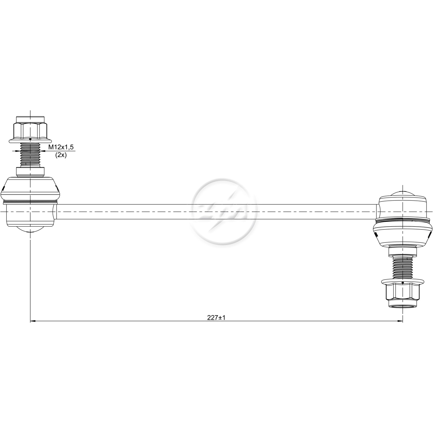 Bieleta da Barra Estabilizadora para Ford Ranger - ZM - 370.115.64