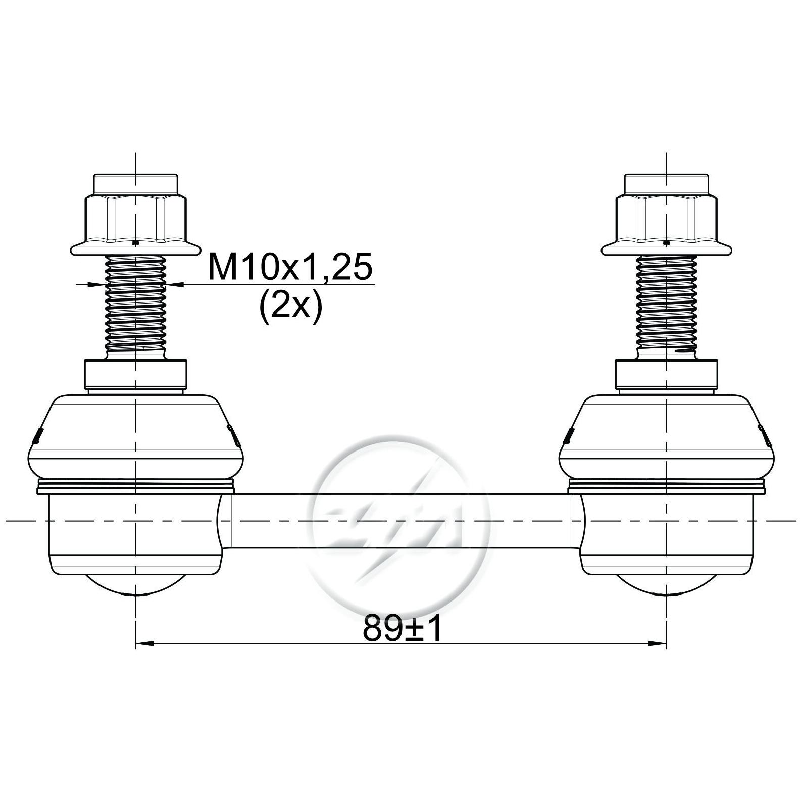Bieleta da Barra Estabilizadora para Mazda 626 - ZM - 370.116.83
