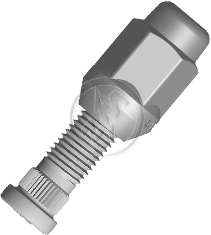 Kit 50 Parafuso Roda M12-1,5x51/55,5xCH19xH35 - ZM - 4001241