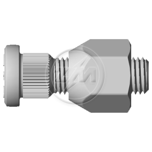 Prisioneiro de Roda com Porca M12-1,5 X 41/46 X Ch21 X H20 Caixa com 80 Unidades para Hyundai H 100 - ZM - 40.012.60
