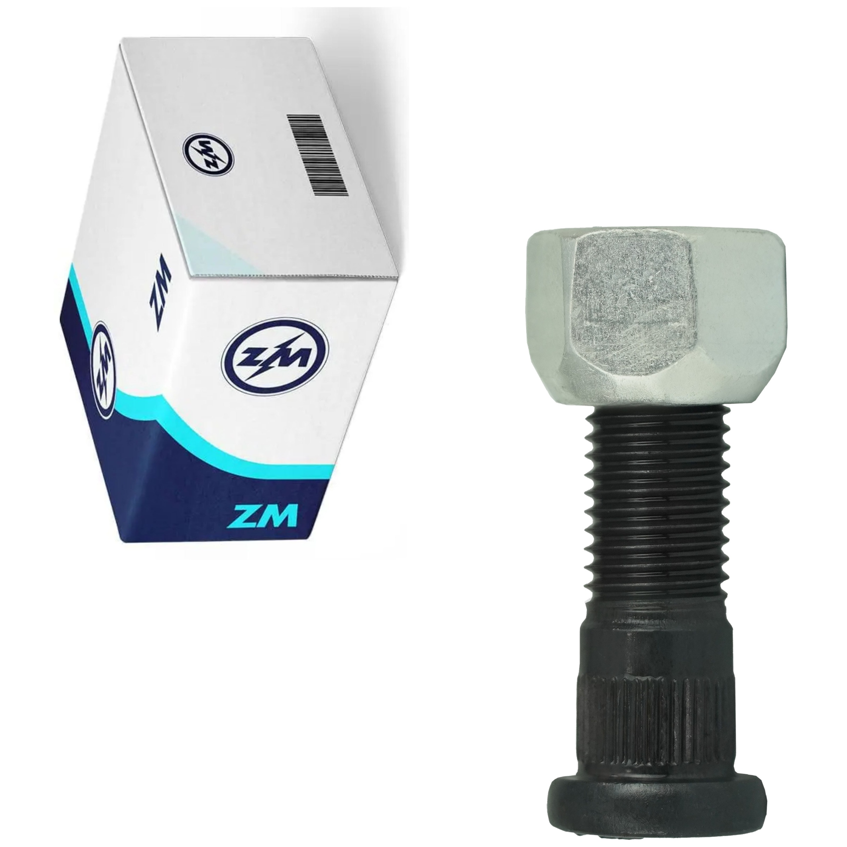 Kit 80 Parafuso Roda M12-1,5x40,5/45xCH19xH14 - ZM - 4001266