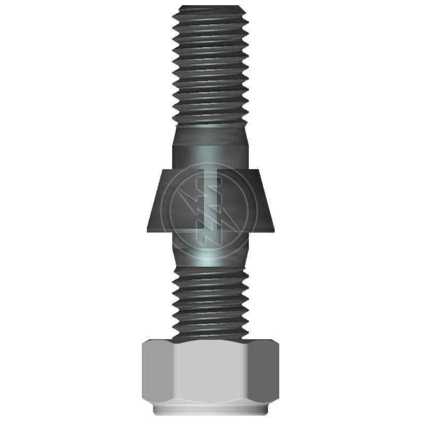 Kit 50 Prisioneiro Roda M12-1,75x60xCH19 - ZM - 40.012.90