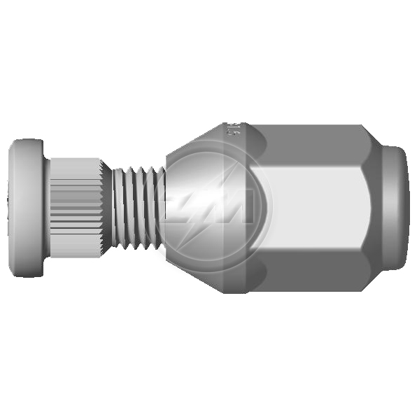 Prisioneiro de Roda com Porca Caixa com 50 Unidades para Mitsubishi L300 - ZM - 40.012.91