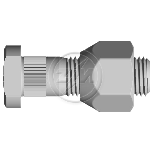 Prisioneiro de Roda com Porca M14-1,5 X 45,5/51,5 X Ch22 X H19 Caixa com 80 Unidades para KIA Bongo - ZM - 40.014.88