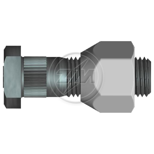 Prisioneiro de Roda com Porca M14-1,5 X 45,5/51,5 X Ch22 X H19 Caixa com 30 Unidades para KIA Bongo - ZM - 40.014.89