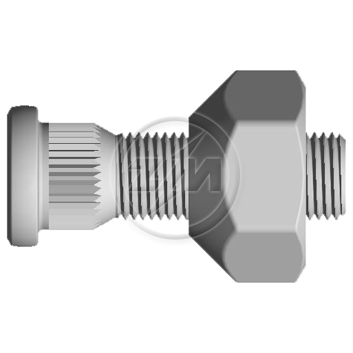 Kit 50 Parafuso Roda 1/2"x44,5/49xCH1.1/16" - ZM - 40.102.32