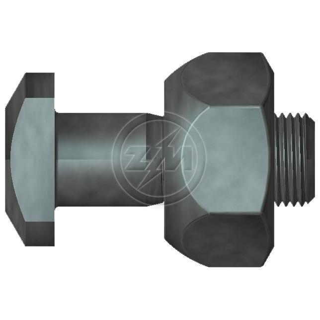 Kit 12 Parafuso Roda 3/4"x52,4/62,4xCH1.1/2" - ZM - 4030445