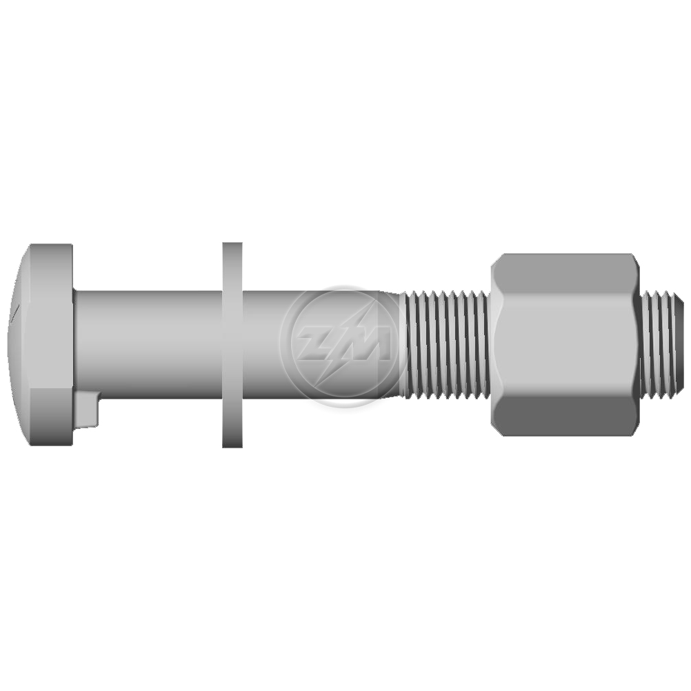Kit 24 Parafuso Roda 5/8"x88,9/98,5xCH15/16" - ZM - 4050831