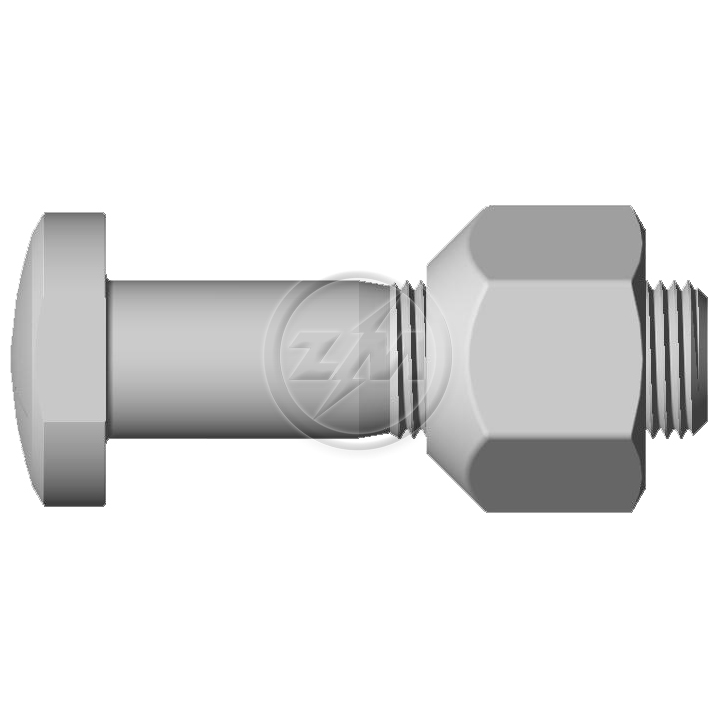 Kit 46 Parafuso Roda 5/8"x60,3/69,9xCH1.1/16" - ZM - 4050835