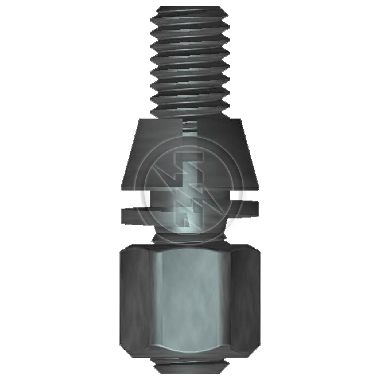 Kit 80 Prisioneiro Roda 7/16"-14UNCx7/16"x2" - ZM - 4071682