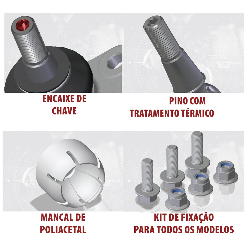 Pivô da Suspensão - ZM - 470.122.06