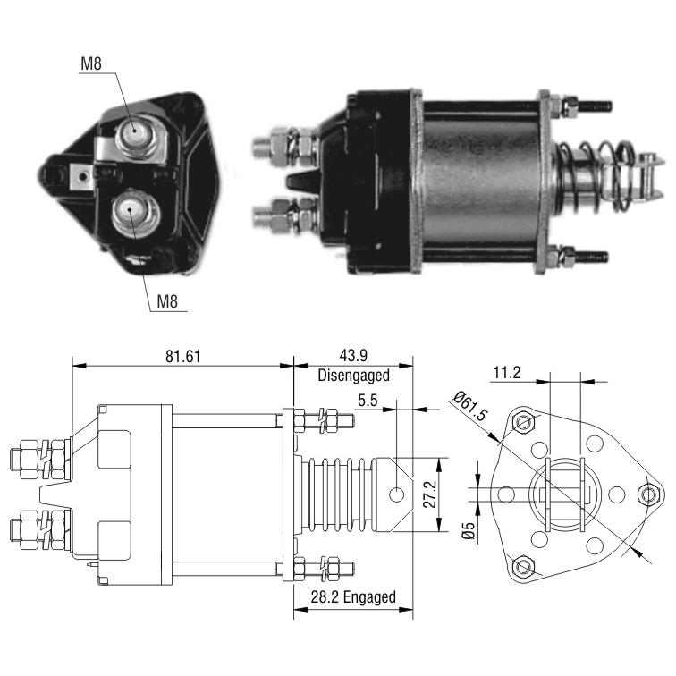 Relê Auxiliar de Partida para Fiat Uno - ZM - 650