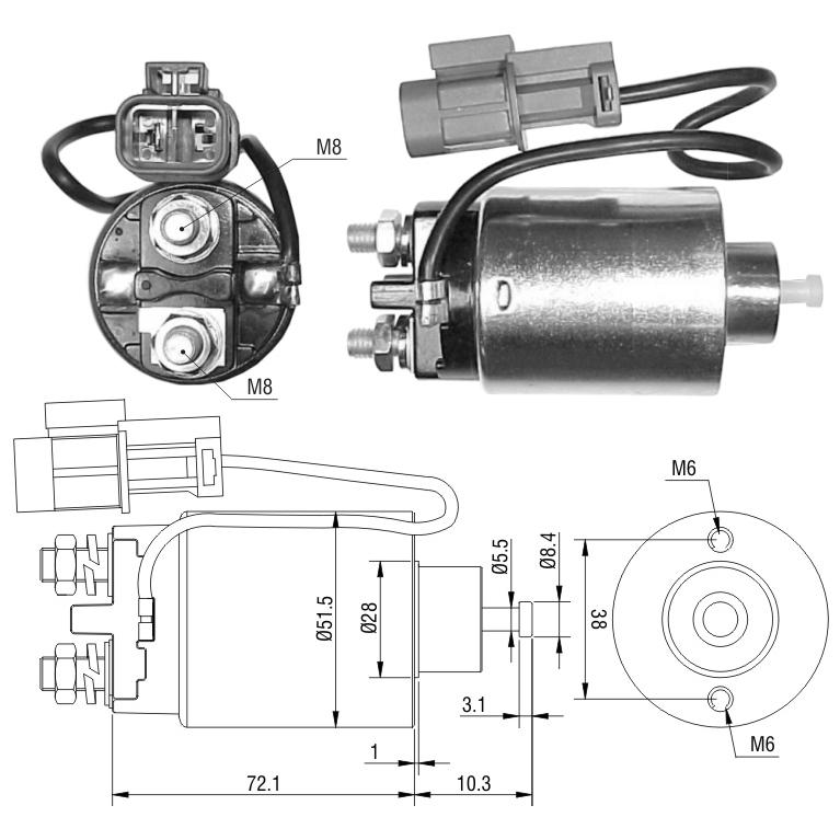 Relê Auxiliar de Partida para Ford Maverick - ZM - 794