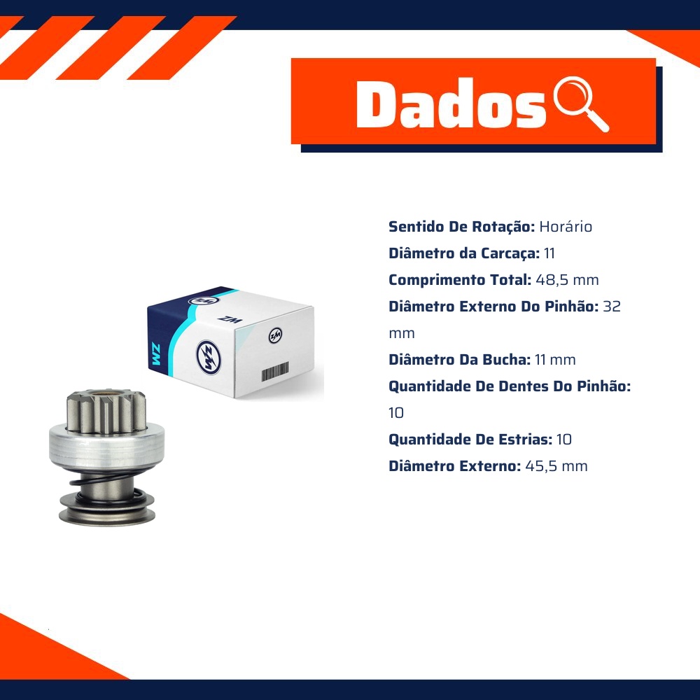 Impulsor de Partida - ZM - 85.381.08