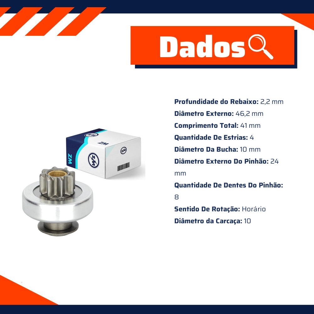 Impulsor de Partida - ZM - 85.590.08