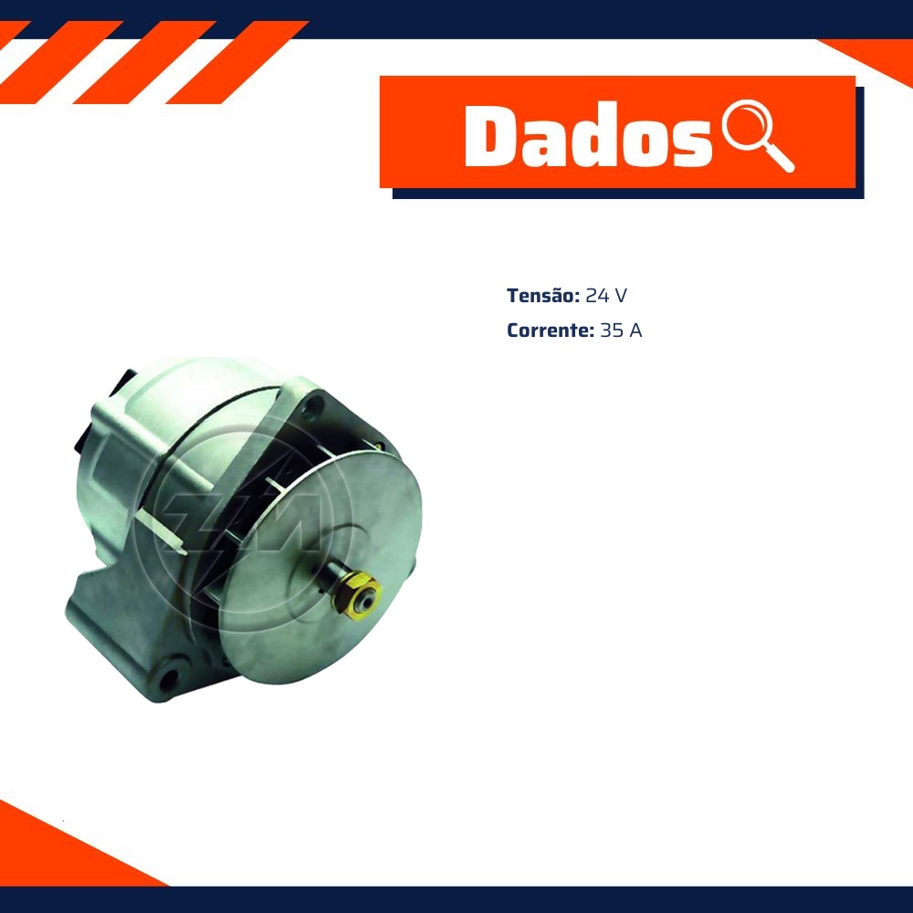 Alternador K1 24V 35A - ZM - 90.102.03