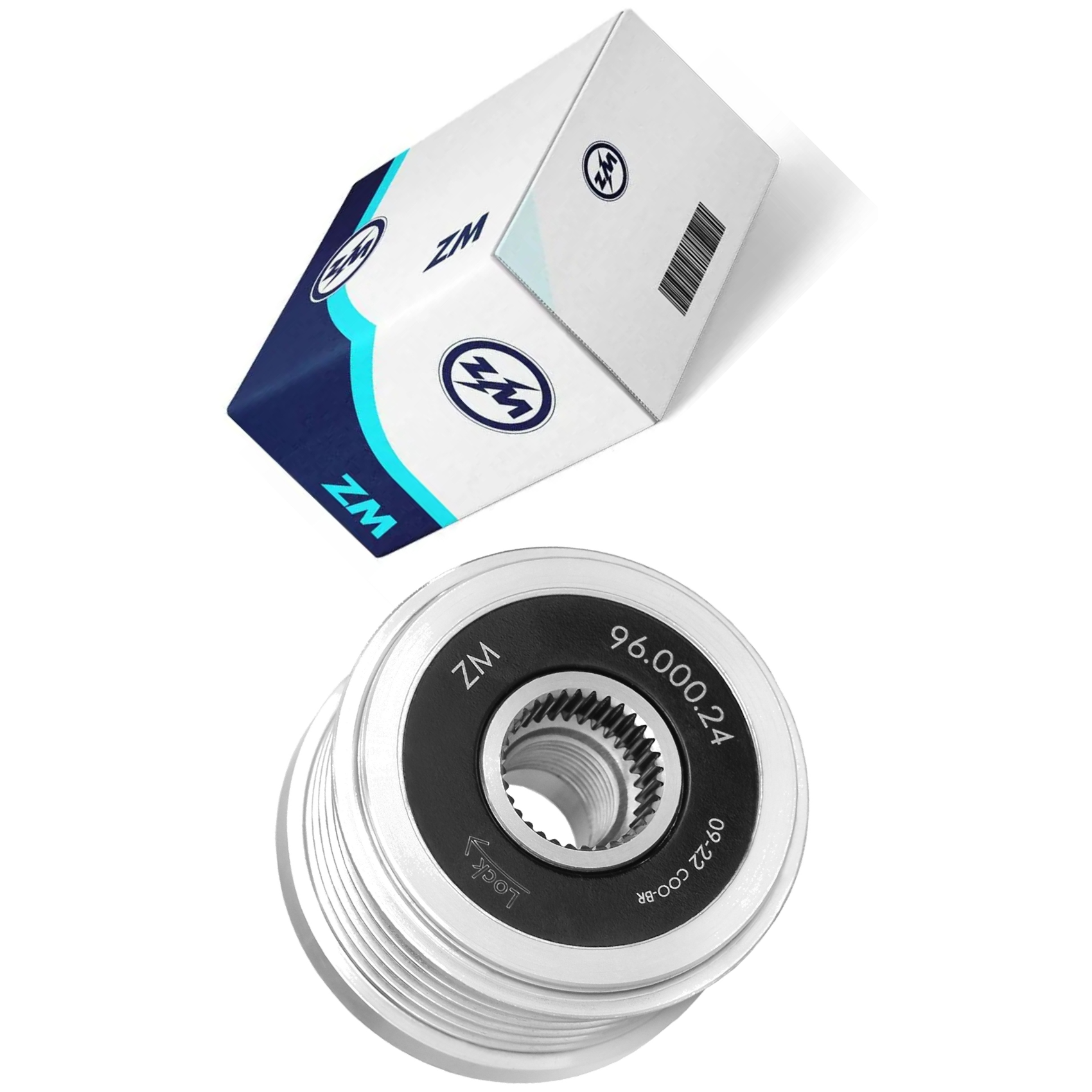 Polia de Roda Livre OAP do Alternador - ZM - 96.000.24