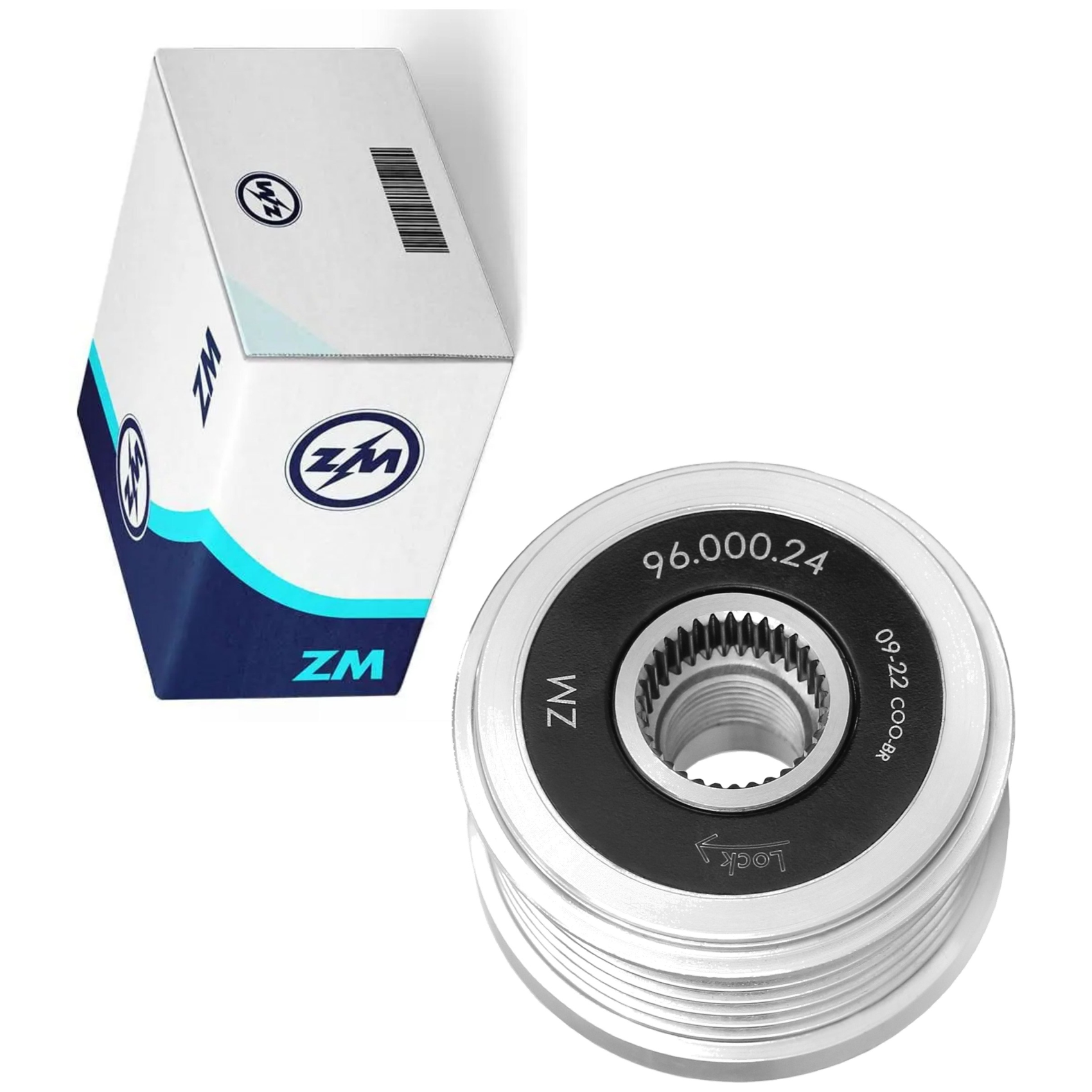 Polia de Roda Livre OAP do Alternador - ZM - 96.000.24