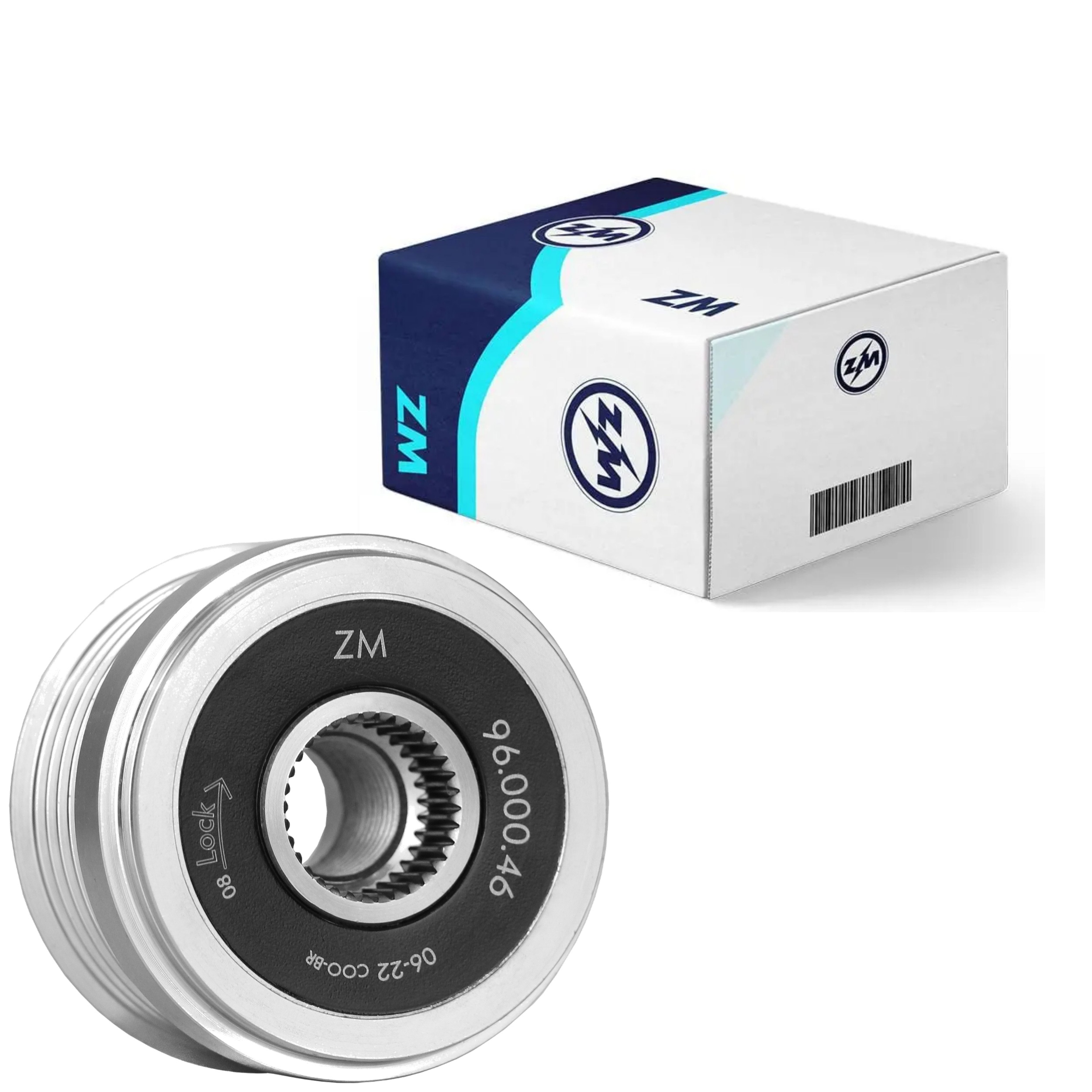 Polia de Roda Livre OAP do Alternador - ZM - 96.000.46