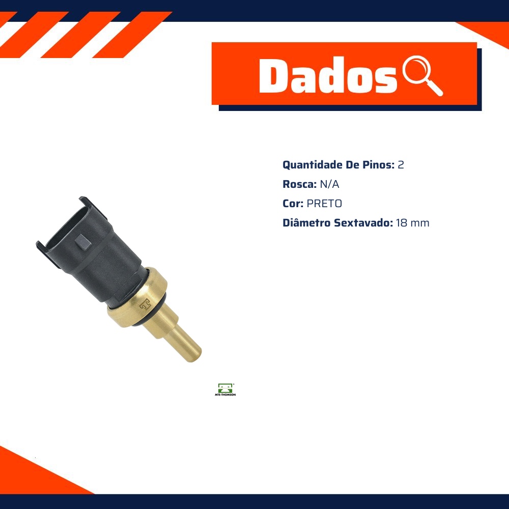 Sensor de Temperatura Água para Jeep Compass e Renegade - MTE-THOMSON - 4218