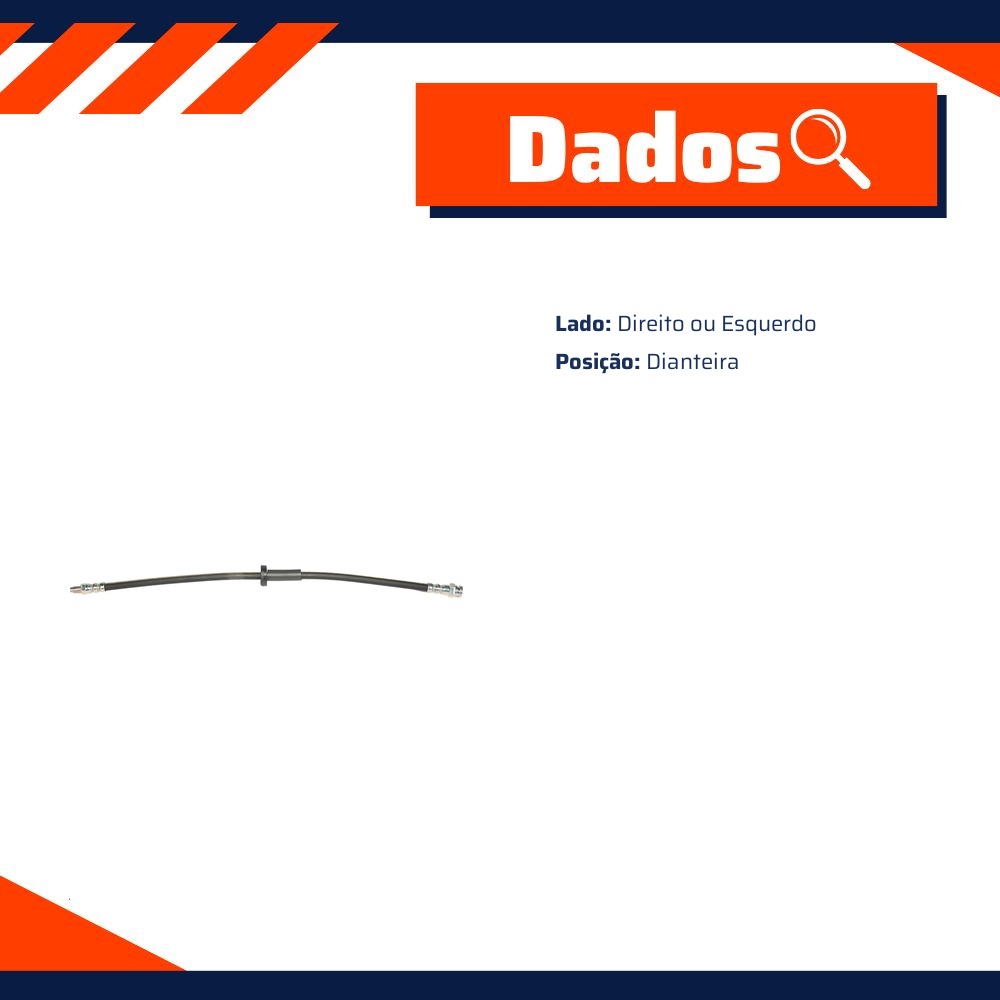Flexível de Freio Dianteiro para Citroen Jumper e Peugeot Boxer - TRW - RPFX07260