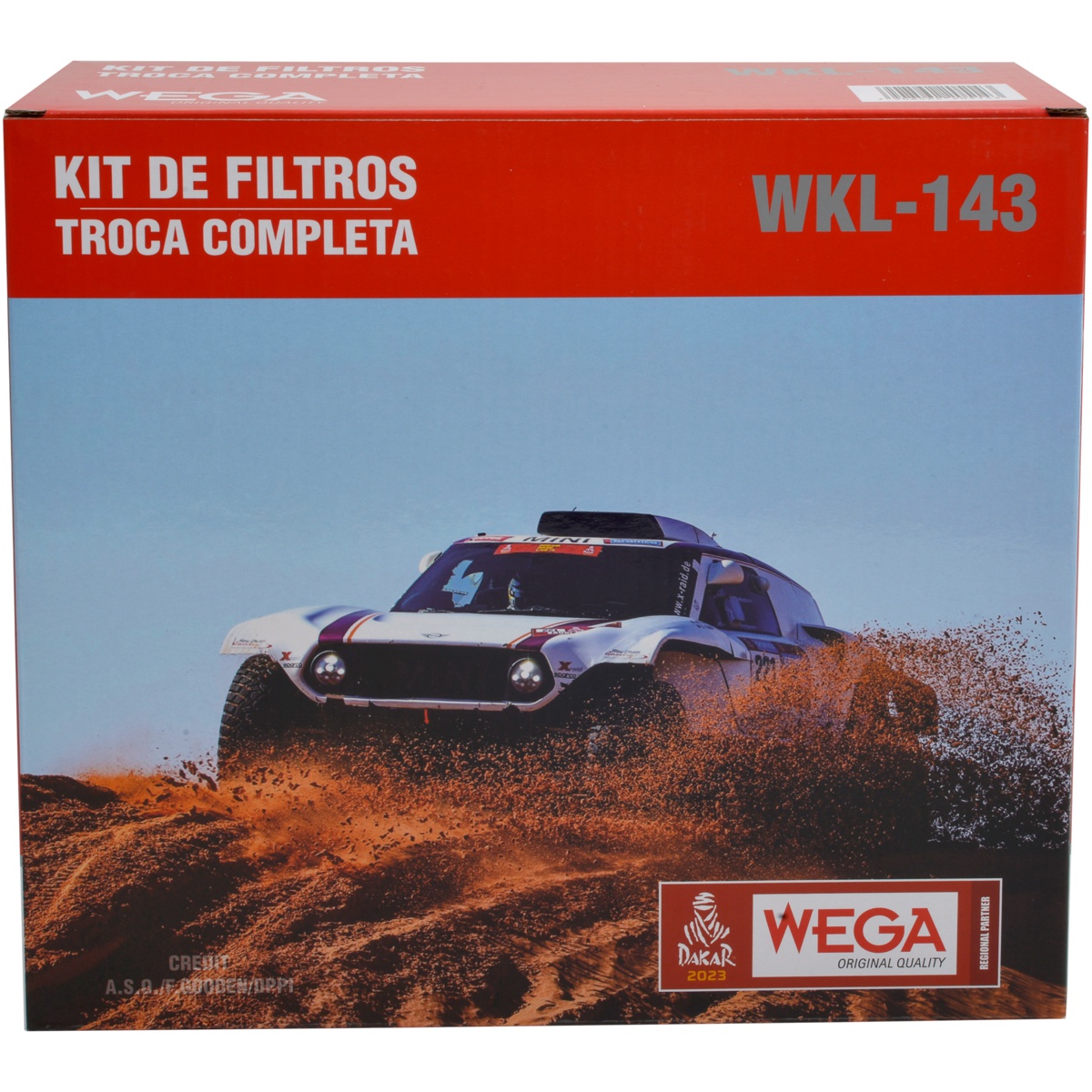 Kit Filtros de Ar Combustível Óleo e Cabine para Fiat Toro e Jeep Renegade - Wega - WKL-143