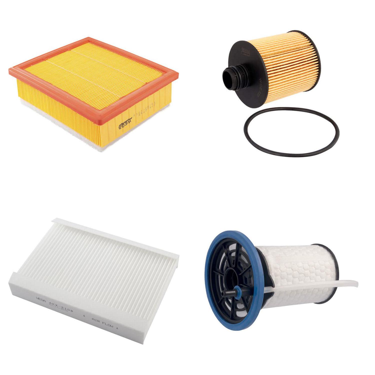 Kit Filtro Ar Óleo Comb Cab Commander Compass Renegade Rampage Toro 15/24 - Wega - WKL-142