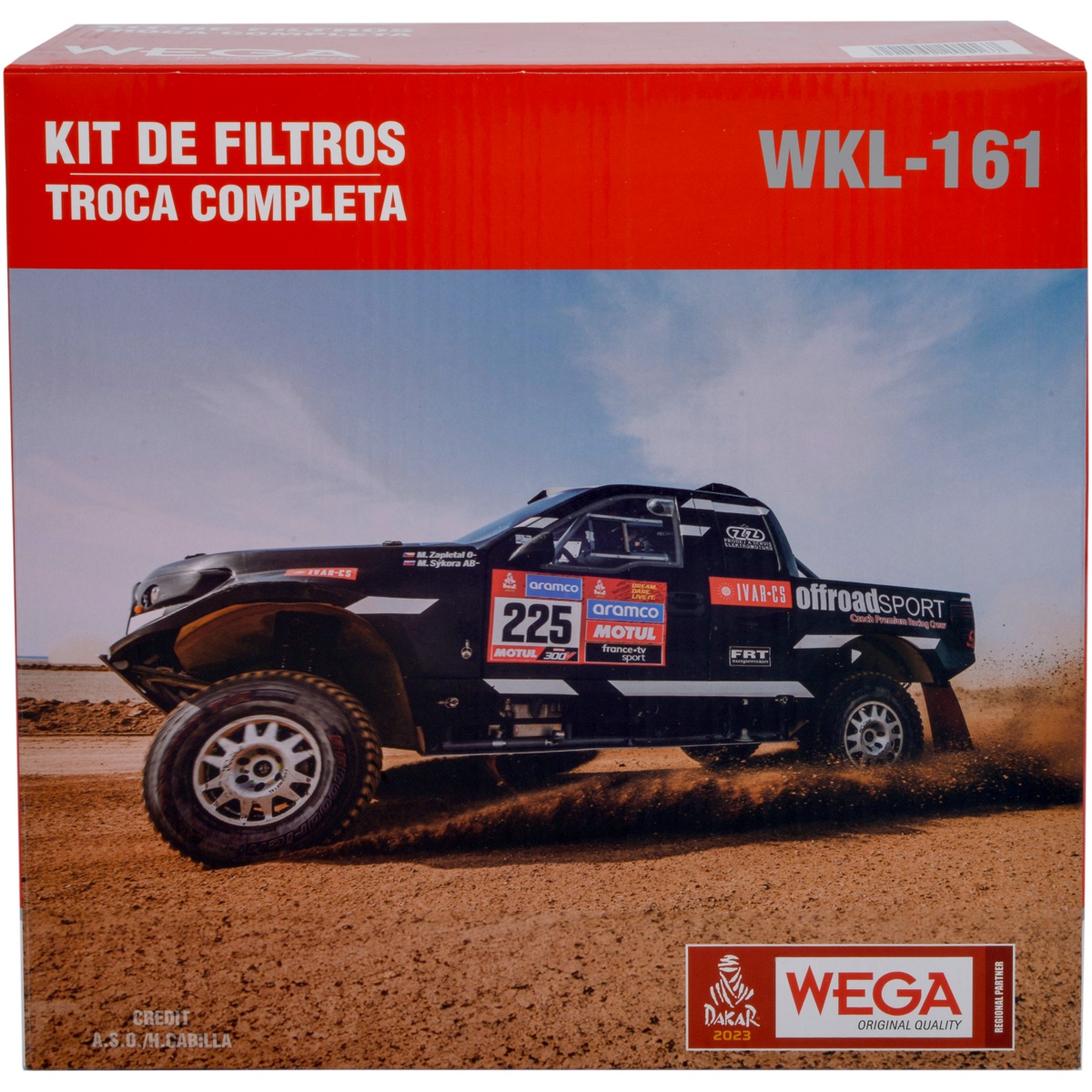 Kit Troca Filtro Ar Comb Óleo Cabine Ford EcoSport 2.0 16V 17/21 Ka 1.5 12V 18/21 - Wega - WKL-161