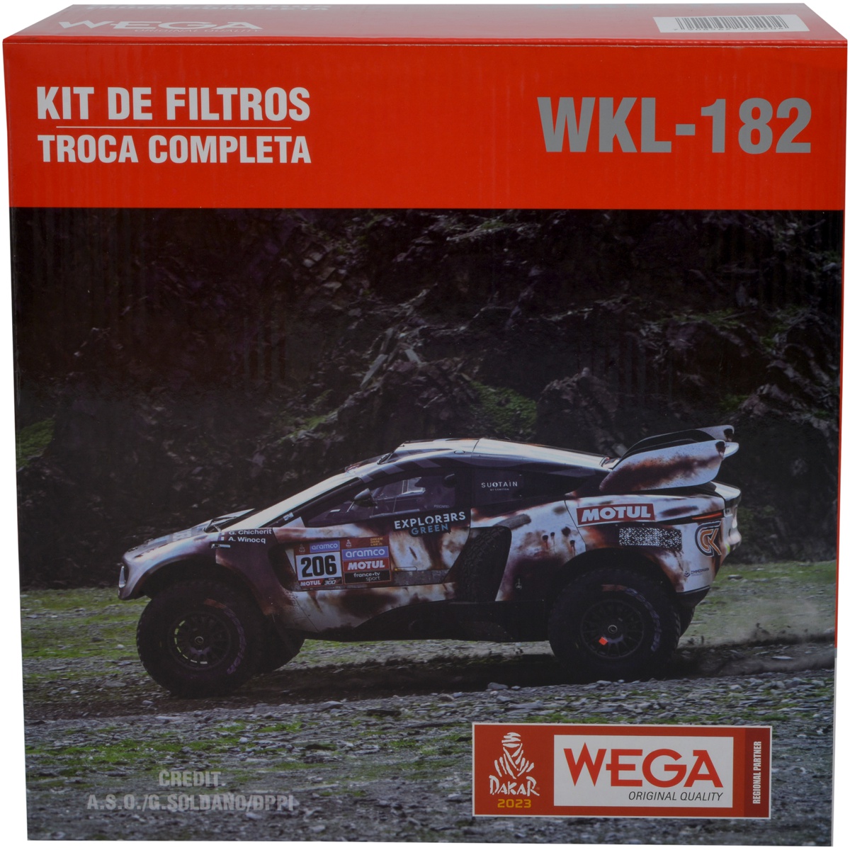 Kit Filtros de Ar Combustível Óleo e Cabine para Chevrolet Tracker - Wega - WKL-182