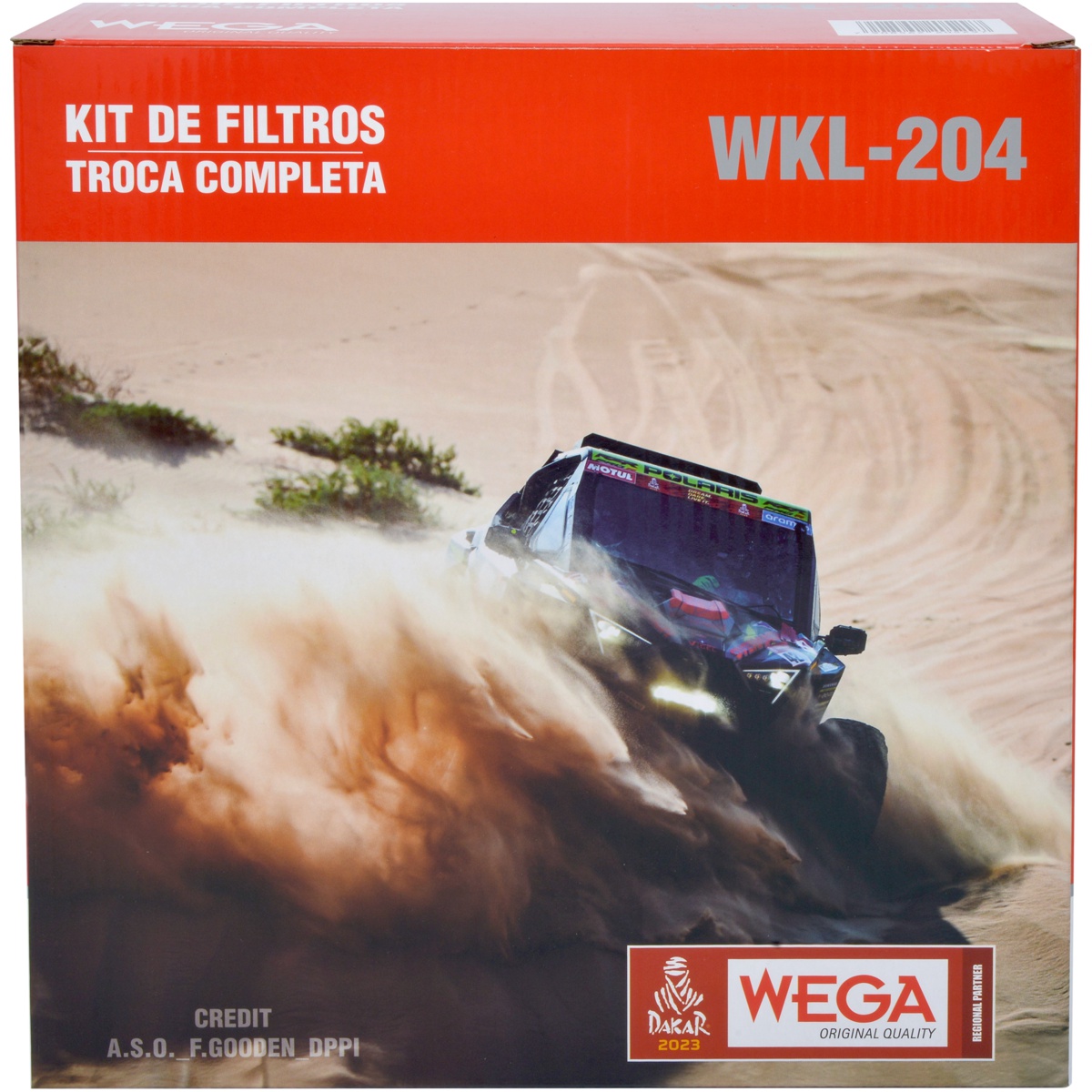 Kit Filtros de Ar Combustível Óleo e Cabine para Honda City e FIT - Wega - WKL-204