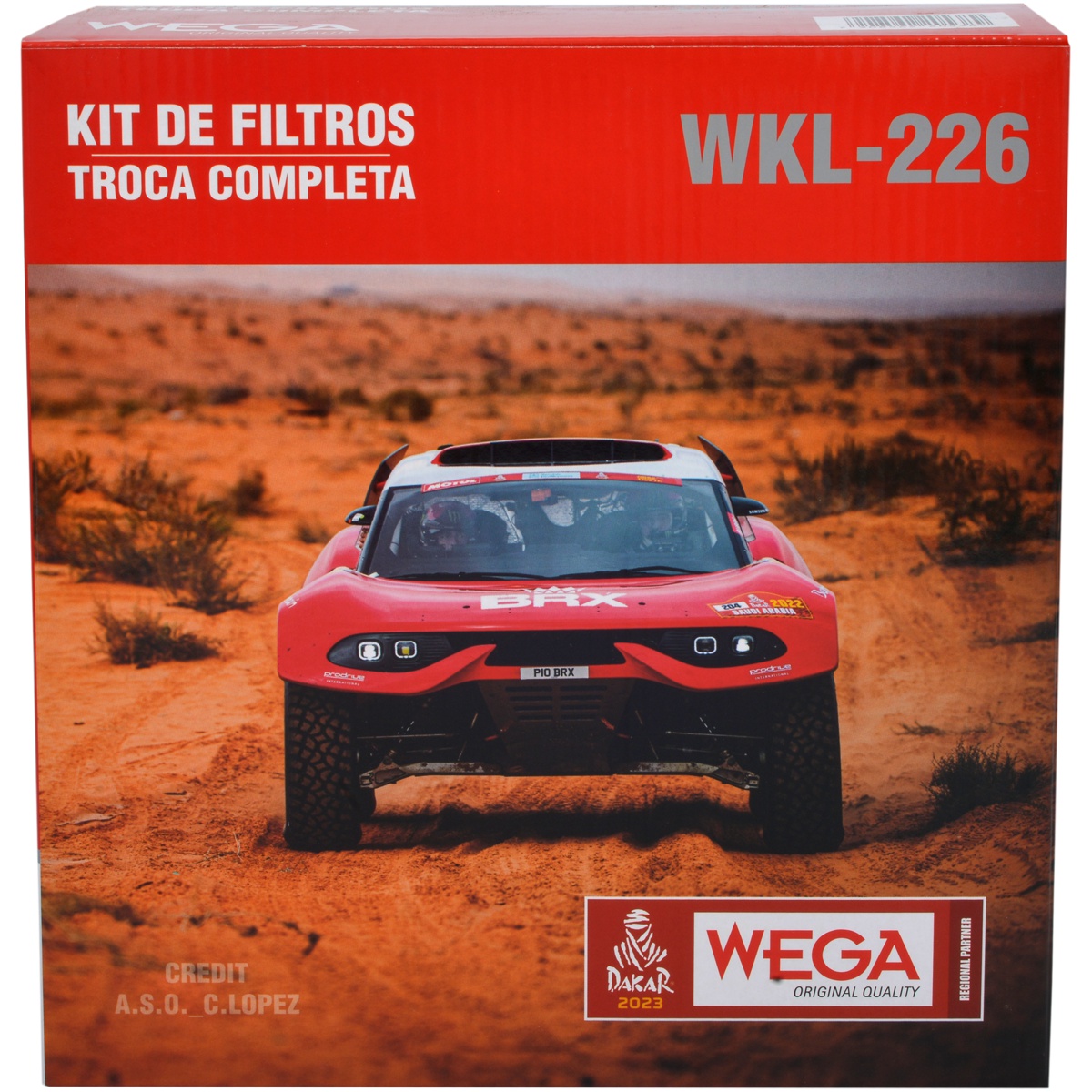 Kit Filtros de Ar Combustível Óleo e Cabine para Hyundai HB20 e HB20S - Wega - WKL-226