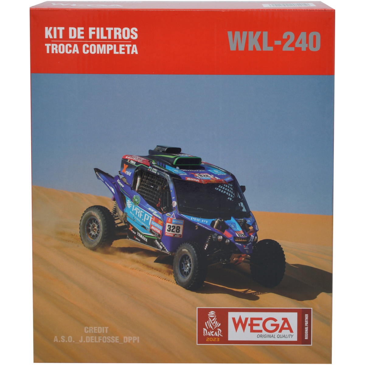 Kit Filtros de Ar Combustível Óleo e Cabine para Nissan Kicks - Wega - WKL-240